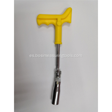 Llave para bujías con mango de plástico